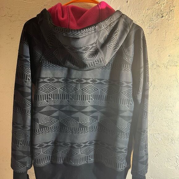 Billabong Black and Pink Hoodie - Picture 10 of 11